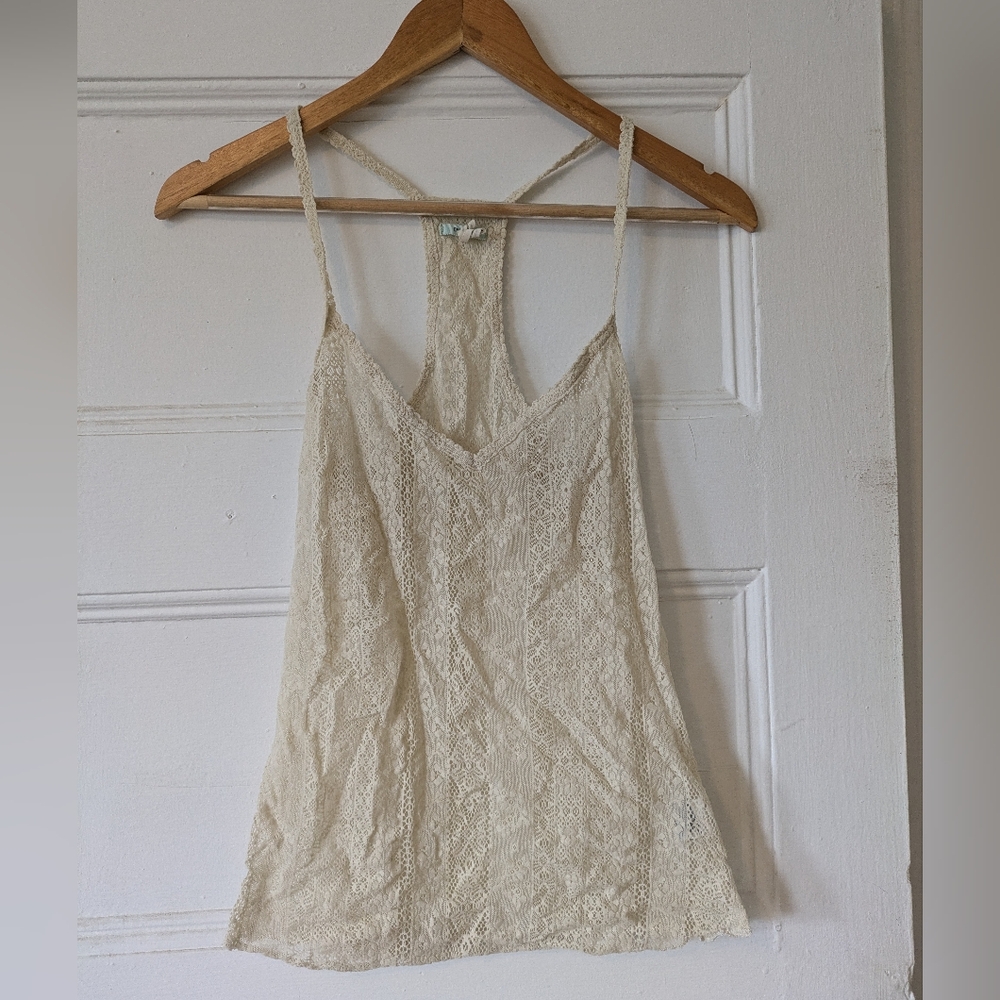 Kimchi Blue Cream Lace Top